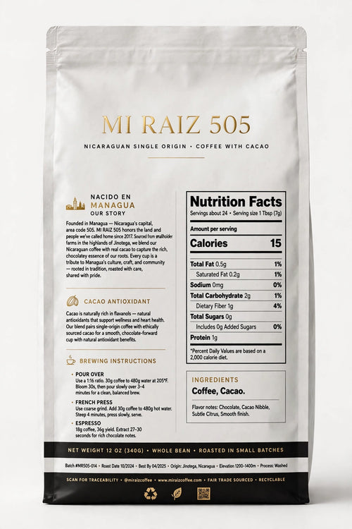 MI RAÍZ 505 — Nicaraguan Single Origin Coffee