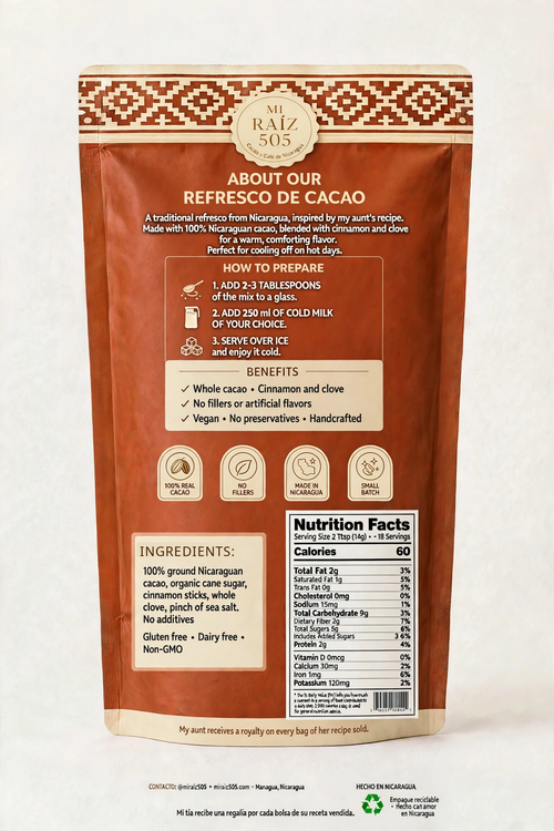Refresco back — English version